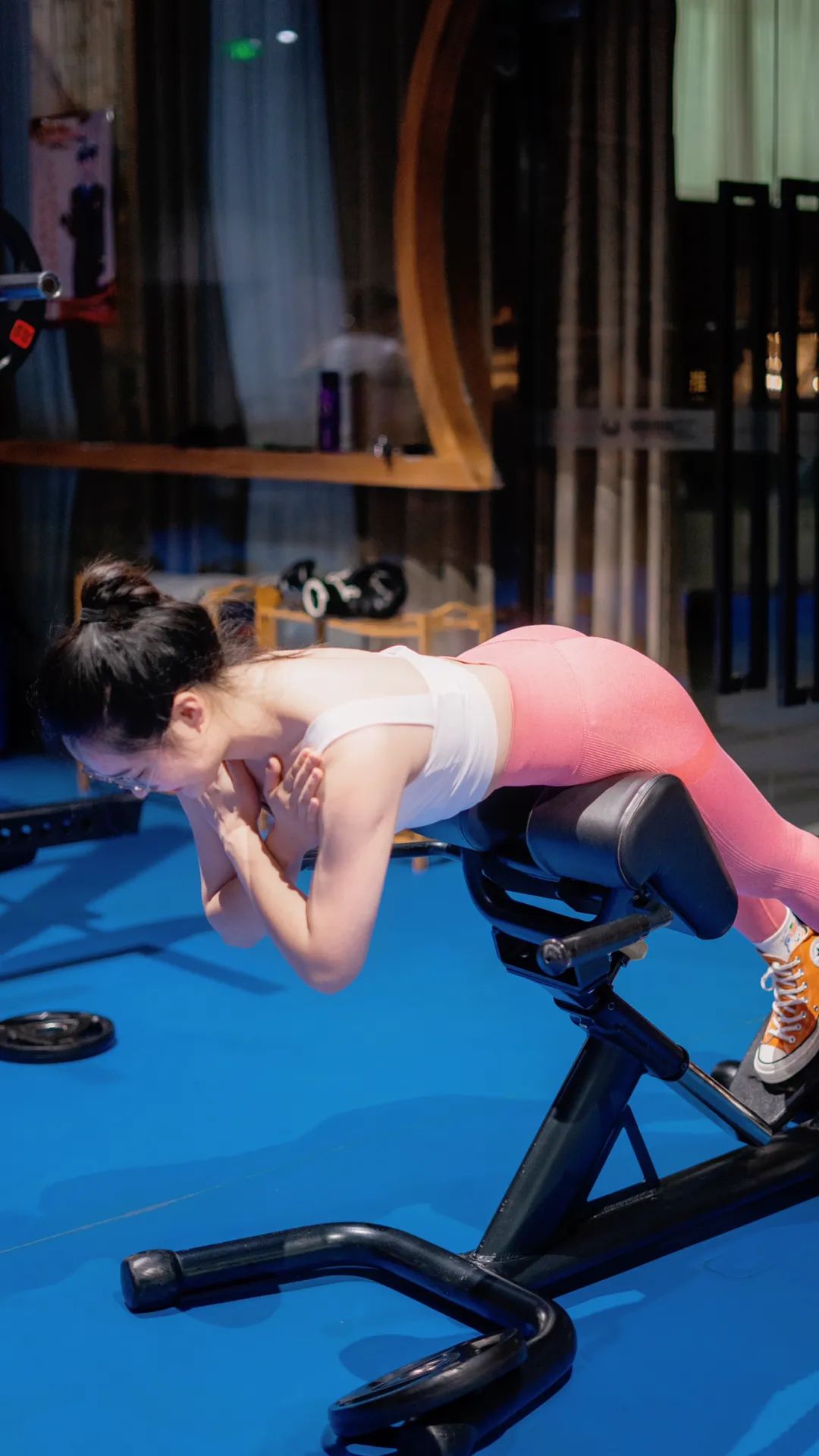 在健身房拍的一组照片