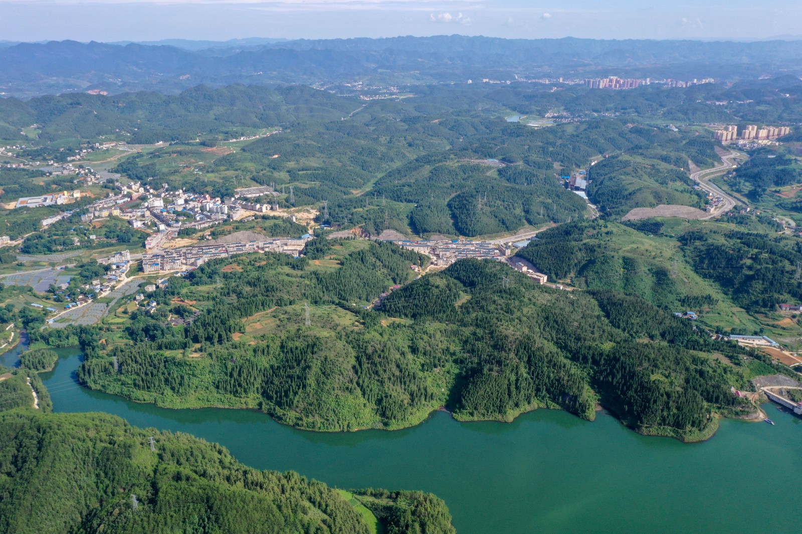 岑巩:下溪水库风光旖旎