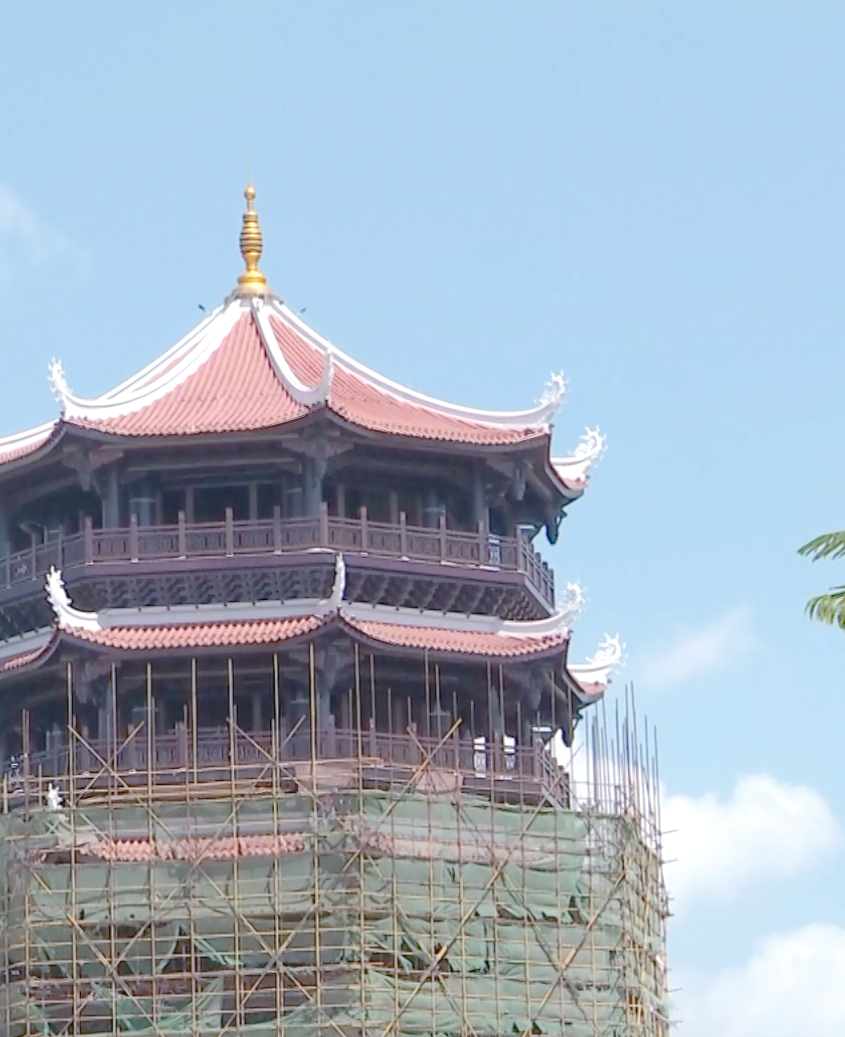 八仙阁即将完工,成为晋江新地标
