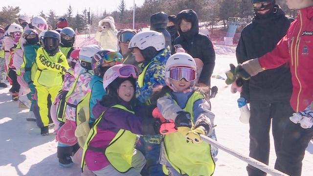 龙井海兰江滑雪场图片