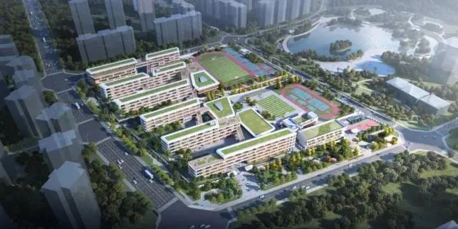 从2023年8月开工至今,学校已完成土方,地下室主体等施工.