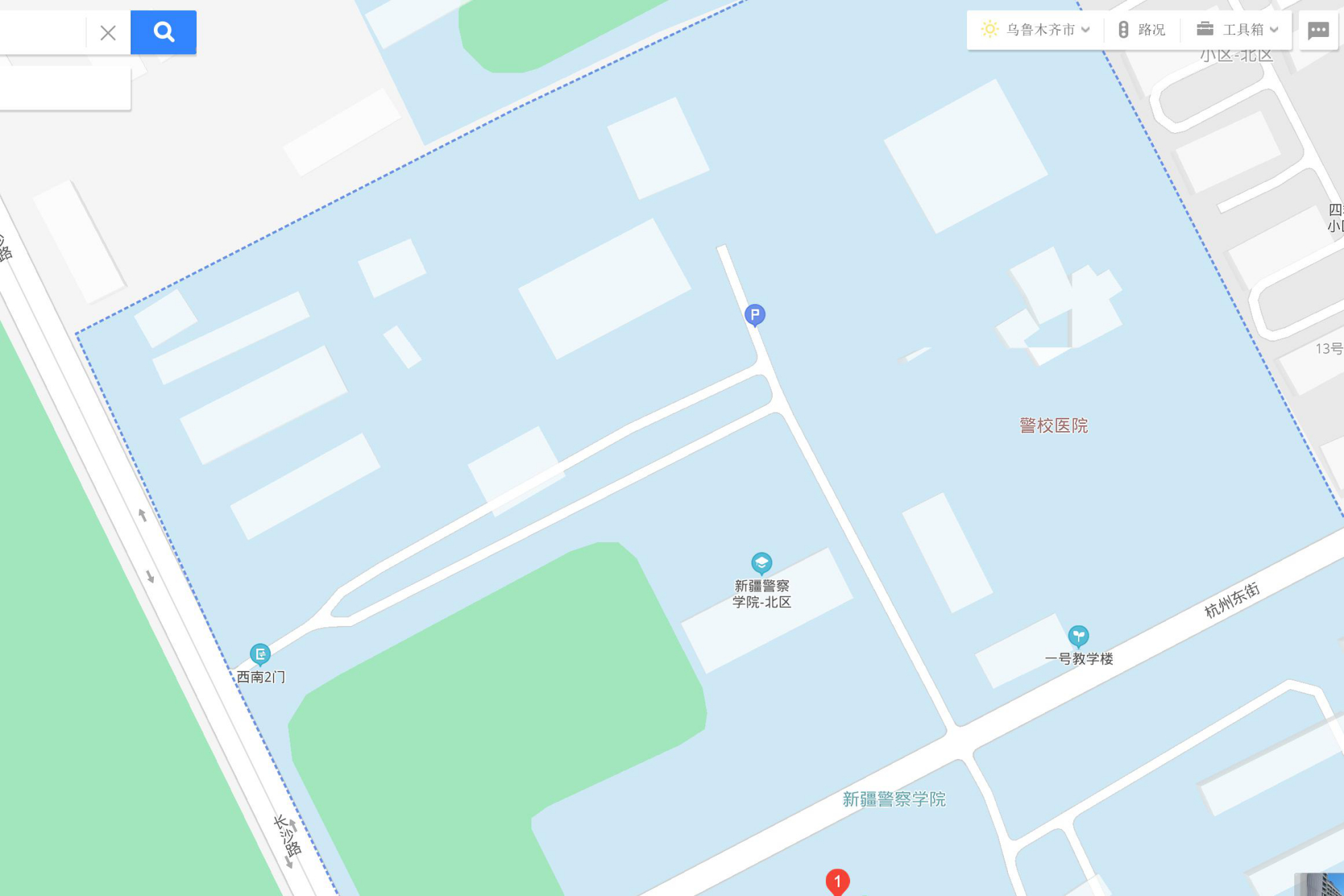 新疆警察学院位置图片