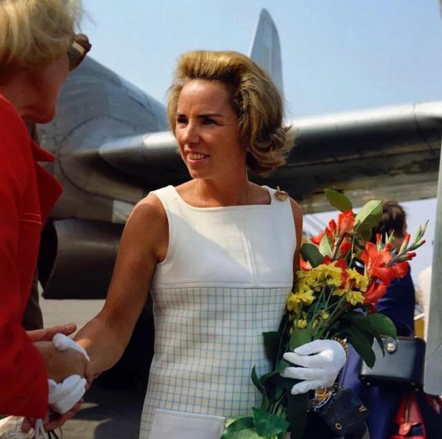 埃塞尔·肯尼迪,已故美国司法部长,参议员罗伯特·肯尼迪的妻子,在