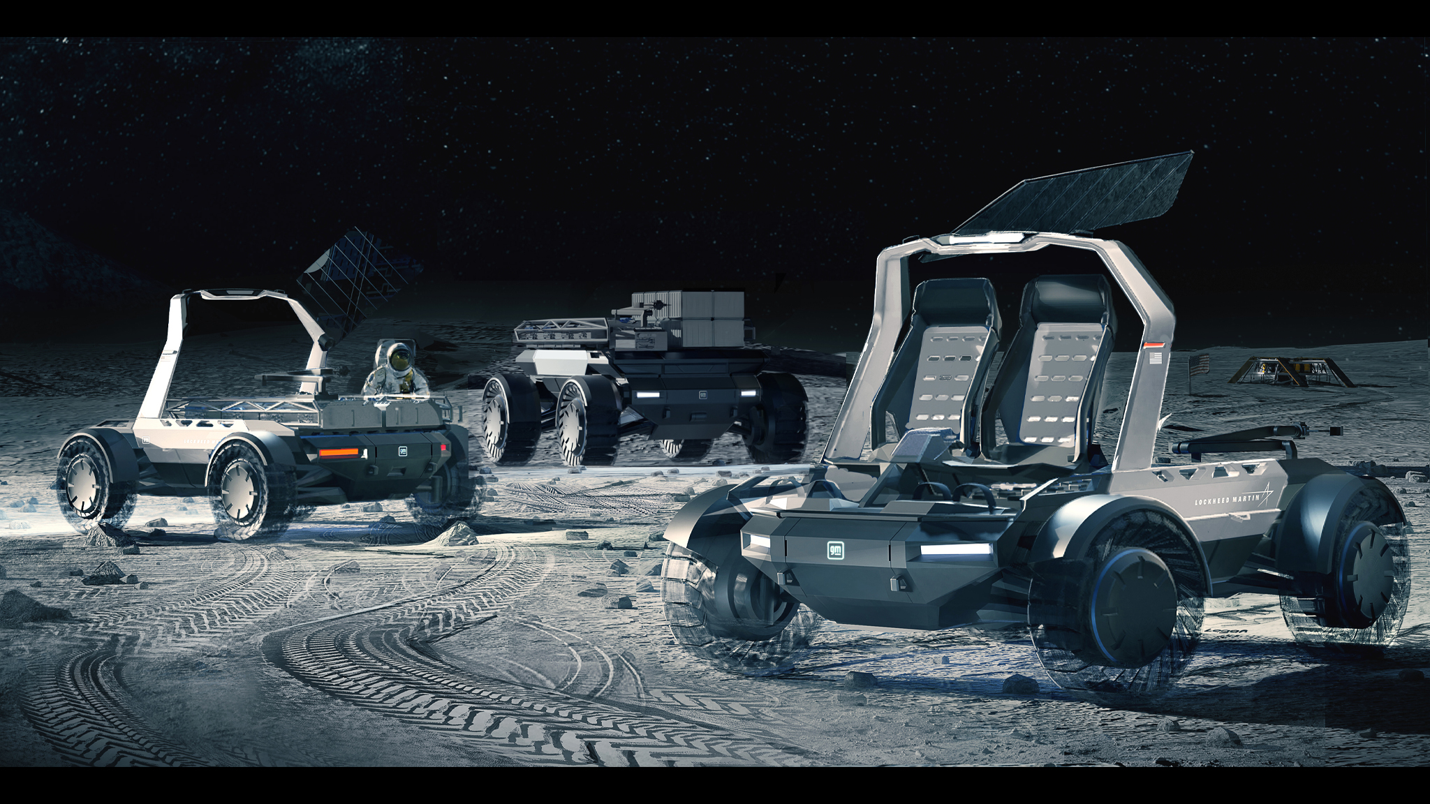 重返太空探索时代,通用汽车公布全新月球车效果图