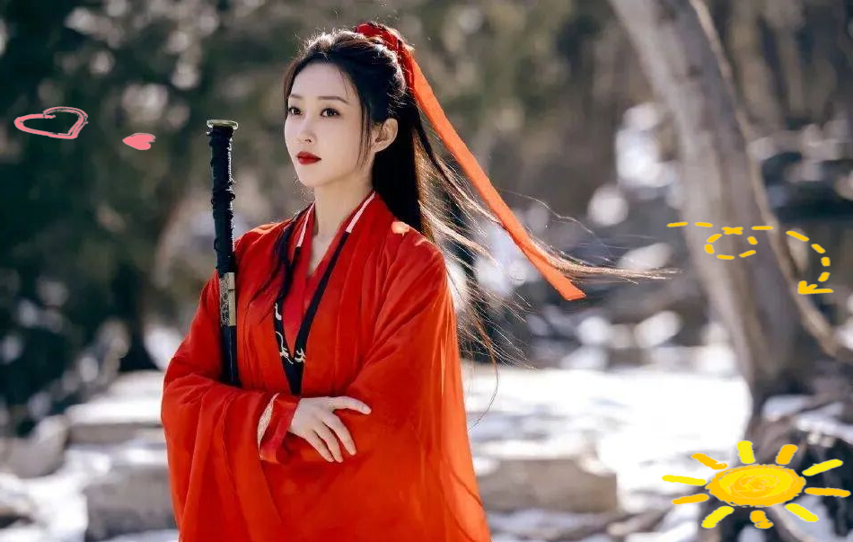 宣璐亮相《且试天下》:红衣侠女凤栖梧风采尽显