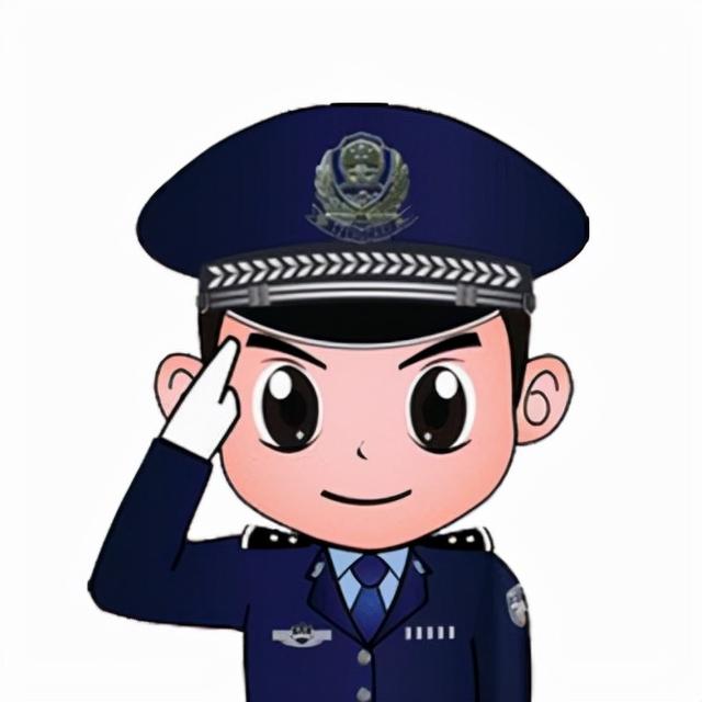 卡通警察头像男图片