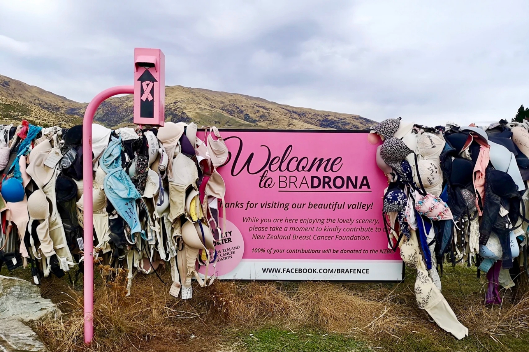 新西兰的"内衣墙",女性一到这就会脱掉内衣,解放天性