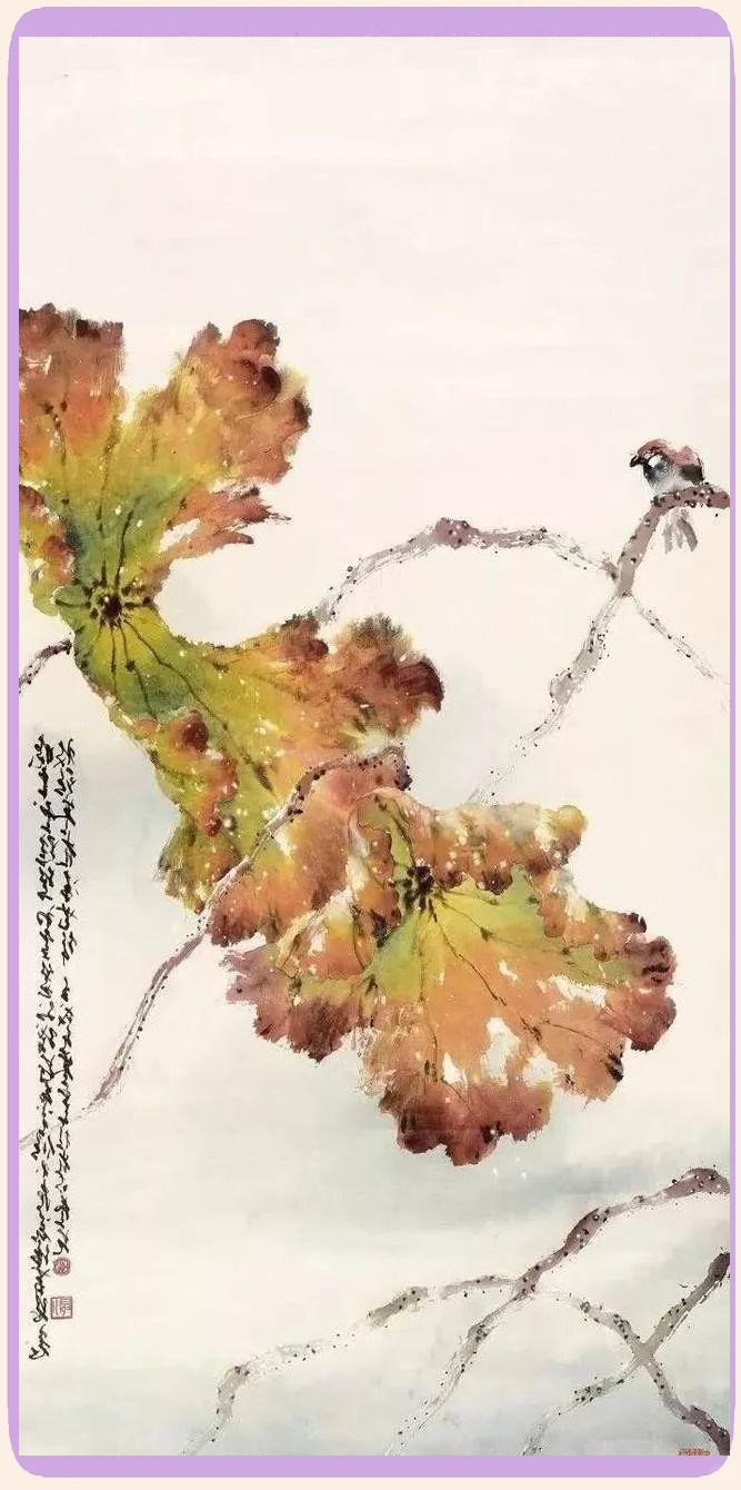 残荷之美枯败的荷叶虽已失去往日的光彩,却展现出别样的人生境界