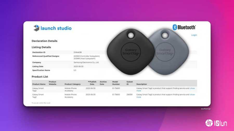 galaxy smarttag 2获蓝牙认证 料本月底发布会推出