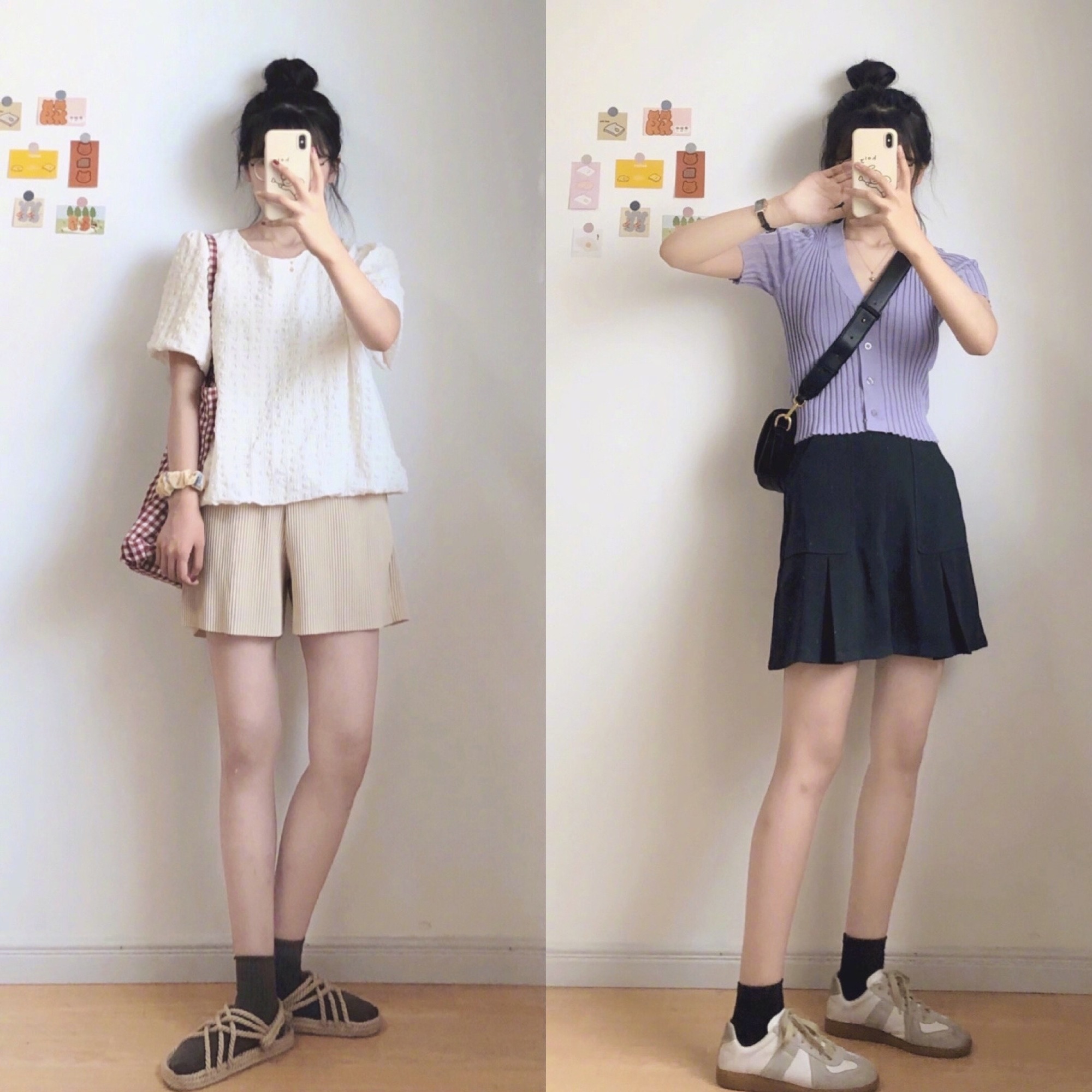 适合小个子的夏日穿搭,看似随意但"暗藏心机",时尚又减龄