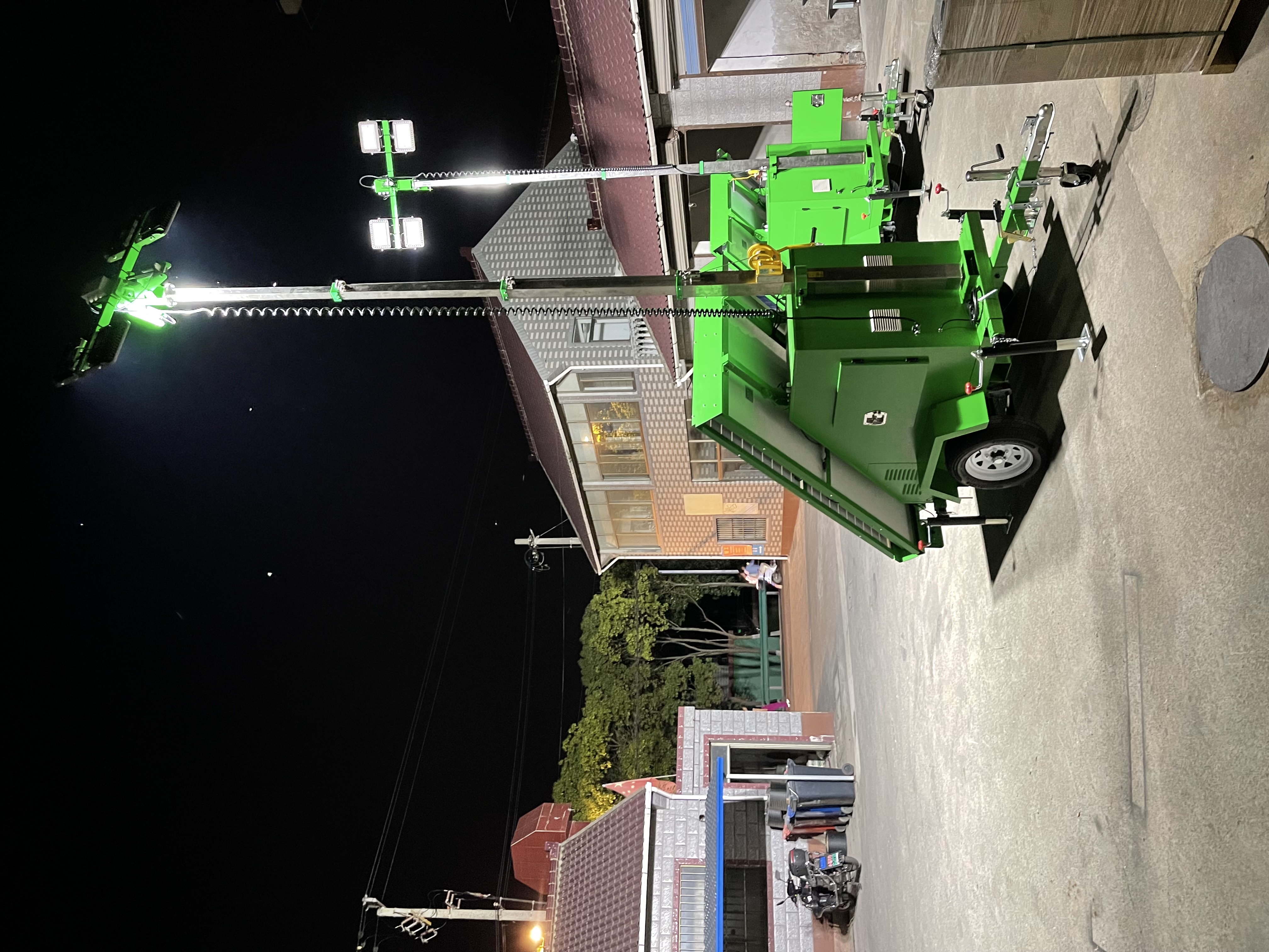 移动式照明灯塔,拖车式升降照明装置