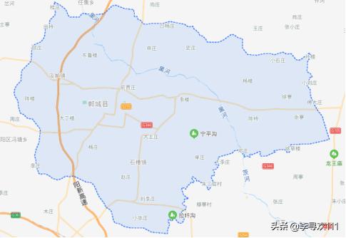 郸城县地图村庄图片