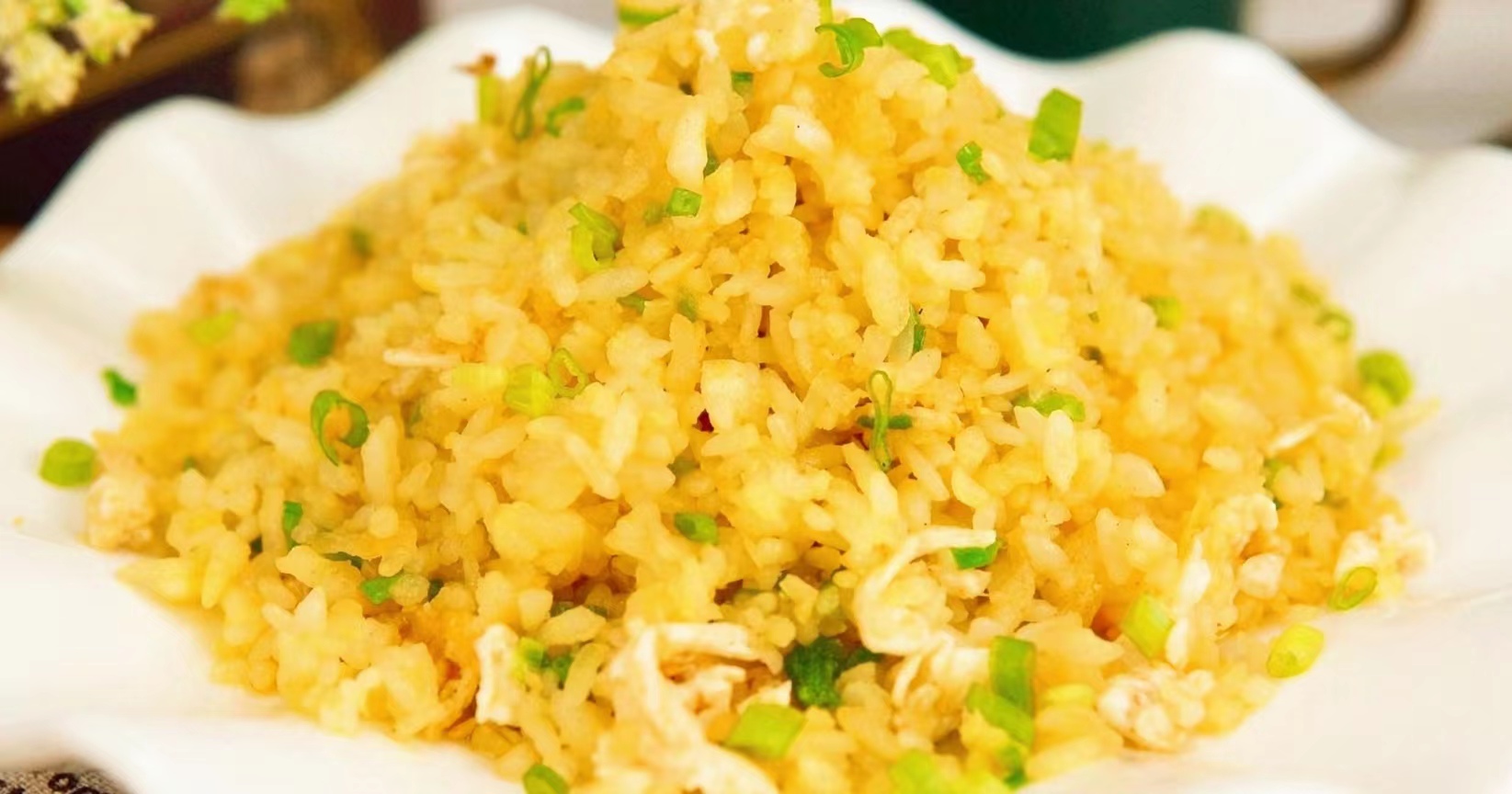 粒粒分明的黄金蛋炒饭