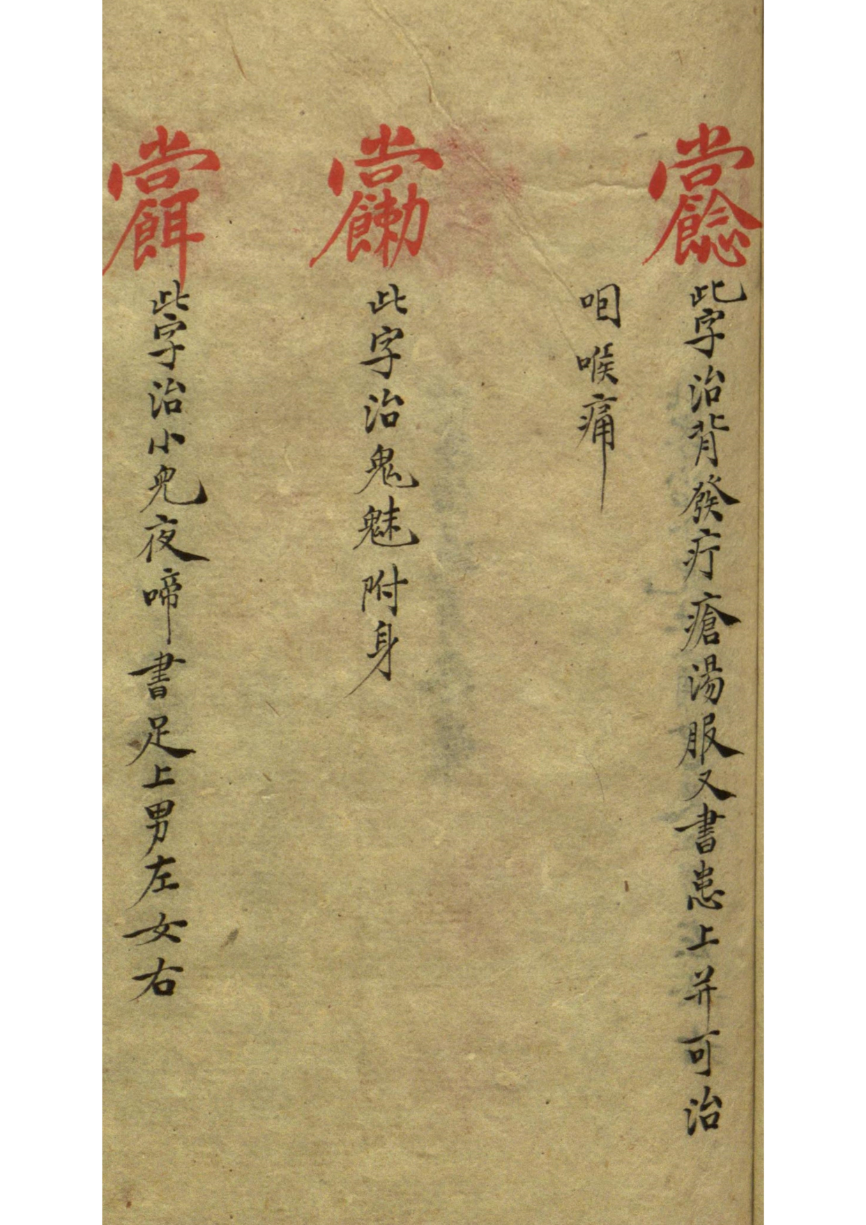 《祝由科符秘》祝由科符箓秘本古书籍