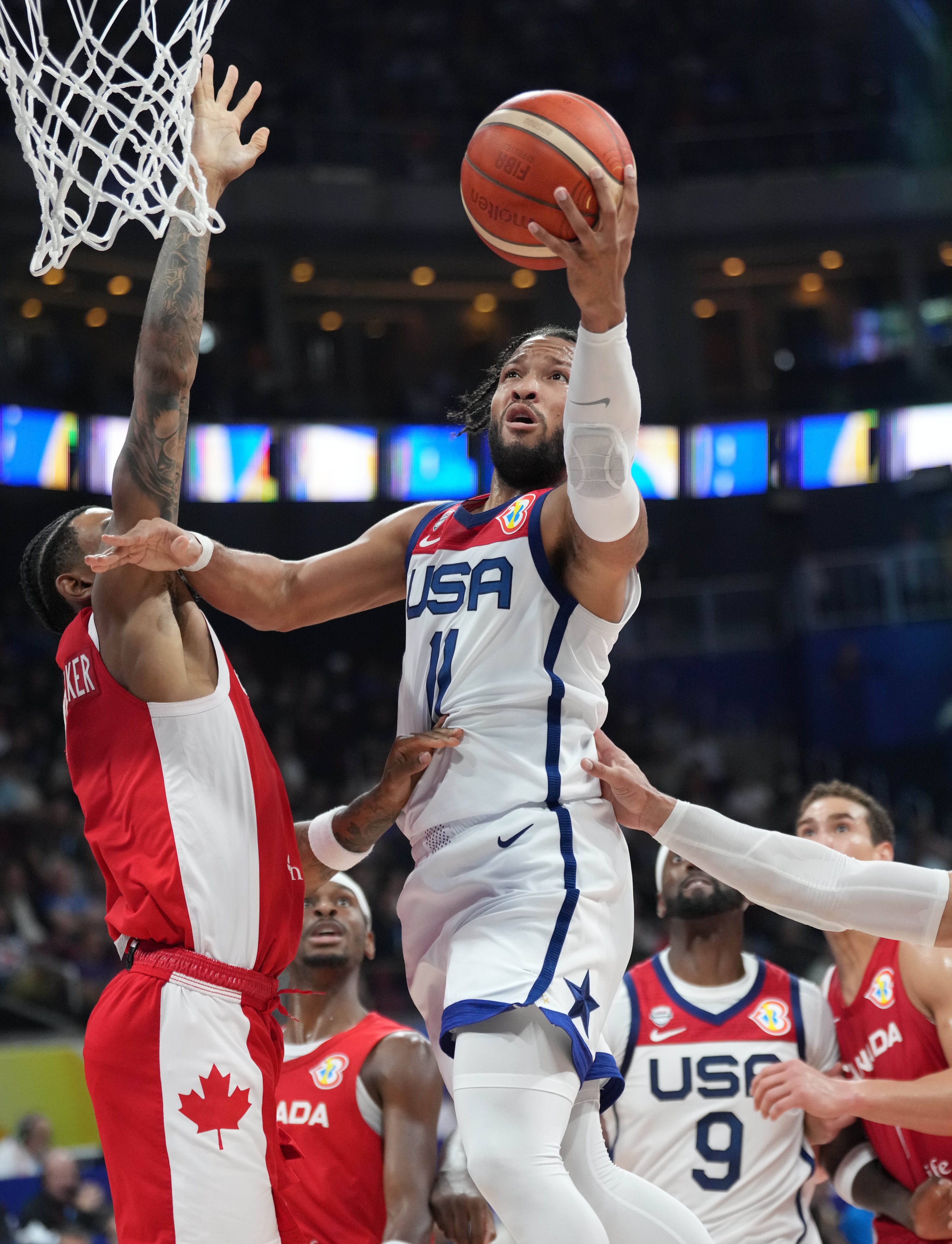 篮球世界杯——加拿大队夺得铜牌