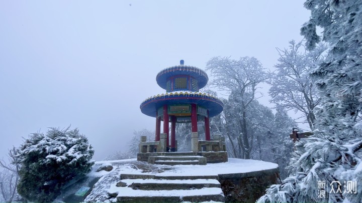 庐山含鄱口雪景图片