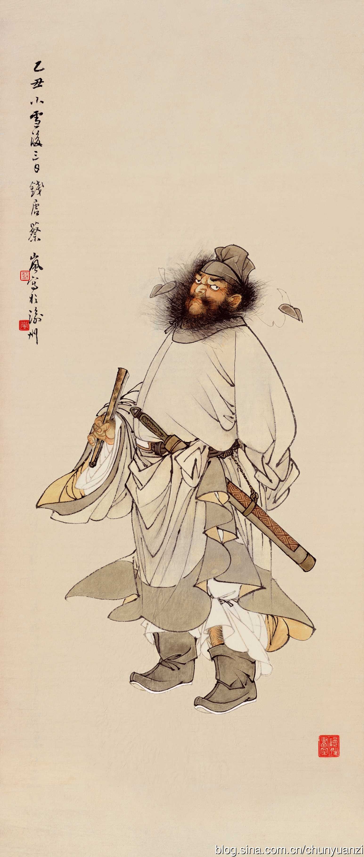 淡雅的色彩,墨彩交融的技巧