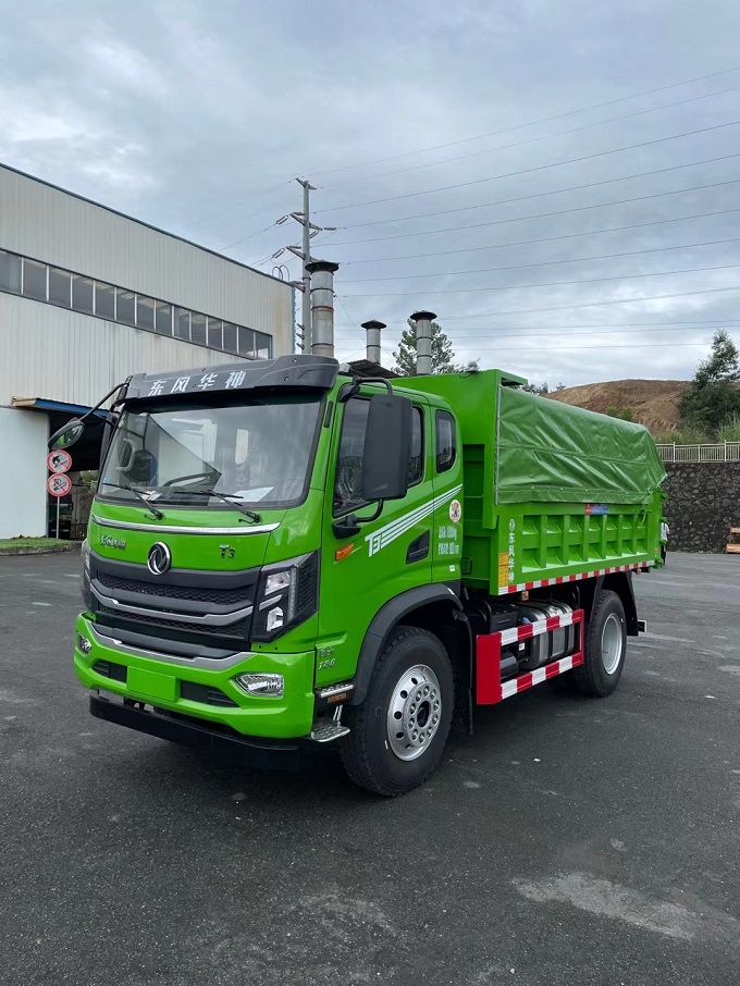 国六东风华神t3/t5自卸车,前四后四自卸车,轻量化前四后八自卸车