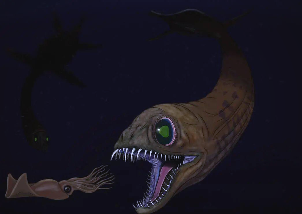 深海中的奇特蛇颈龙