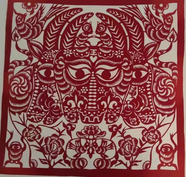 胡辽花大师作品欣赏!安塞剪纸非物质文化遗产代表性传承人