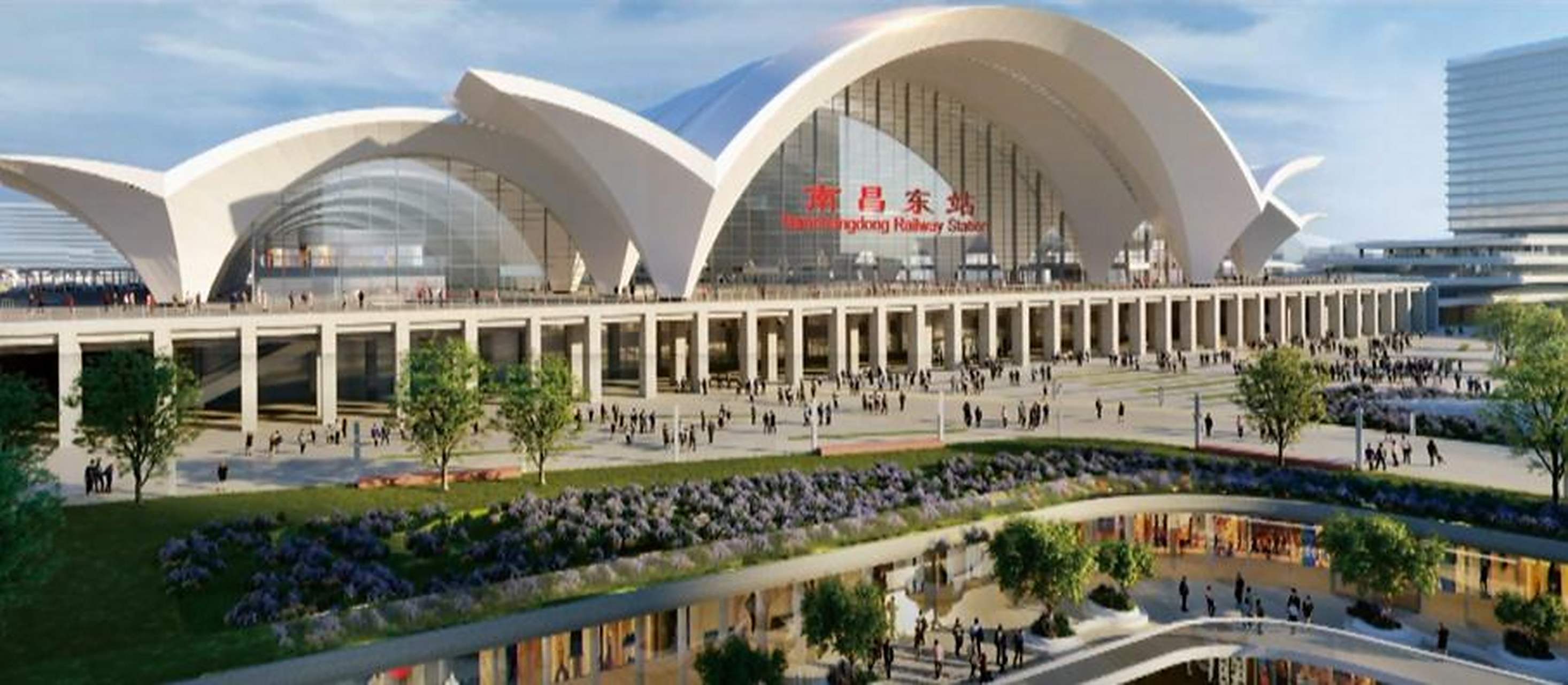 争分夺秒拼经济#南昌东站建设进入全面冲刺阶段!