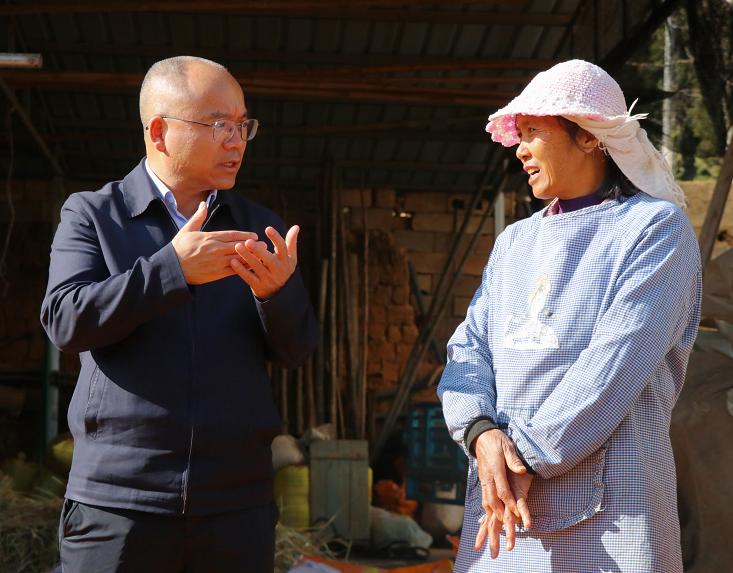 李开德率工作组深入寻甸挂钩帮扶村走访调研