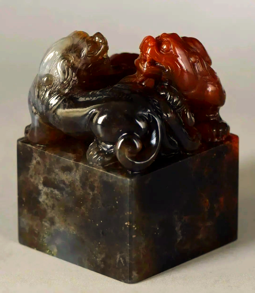 高山,坑头与尼姑楼,寿山石中的多彩蓝色品种