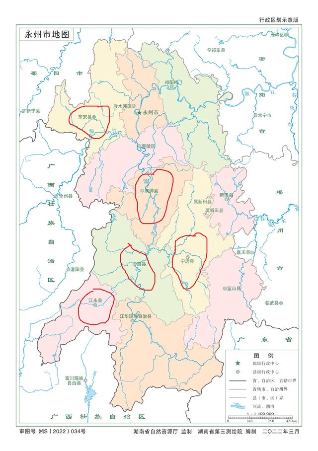 湖南永州東安,雙牌,江永,寧遠,道縣5縣現狀觀察