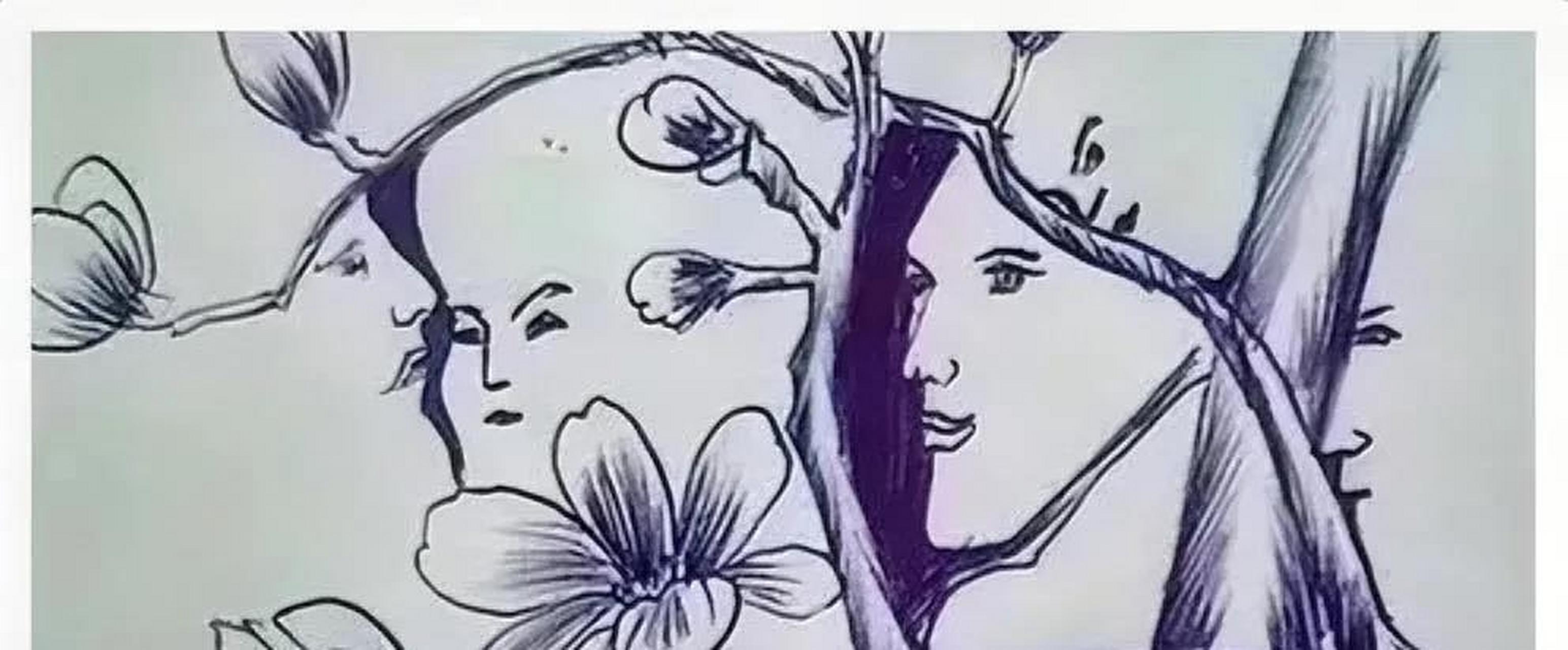 心里测试:考眼力,在图中您第一眼能看到什么?