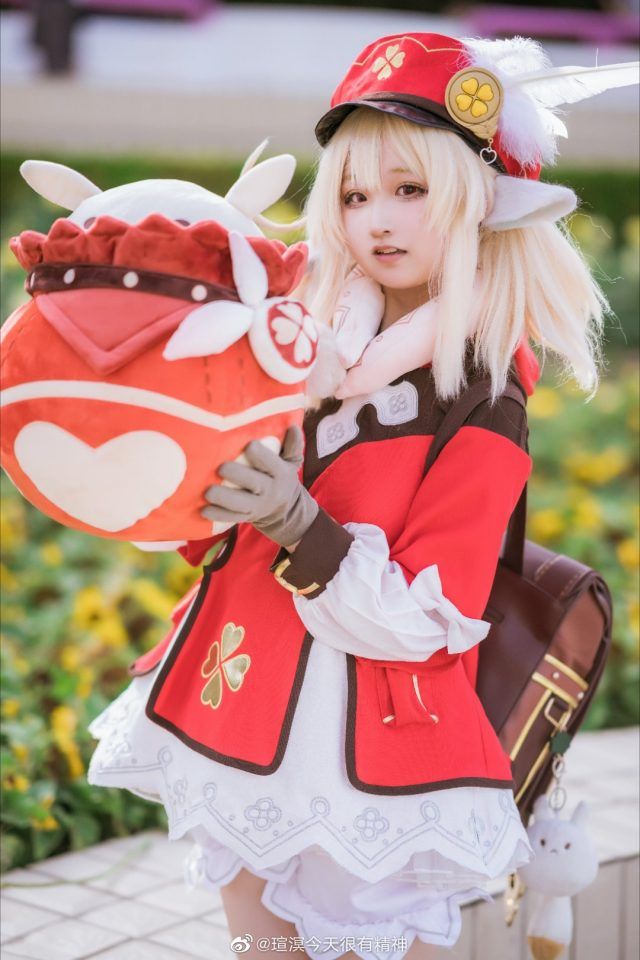 瑄溟今天很有精神cos可莉,可爱与魅力的"炸弹女孩"