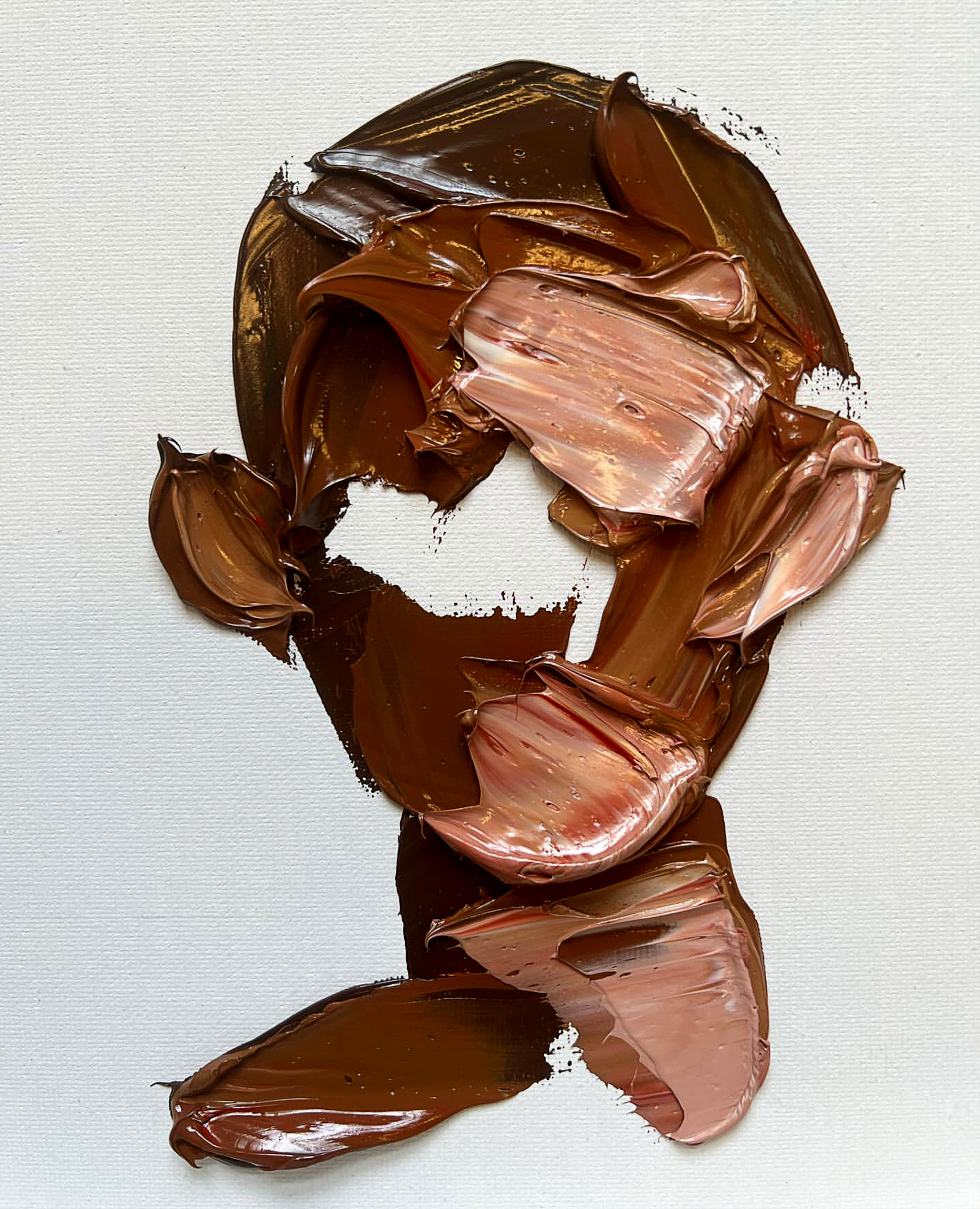 被刀刷扫过的容颜:抽象艺术家elena gual与她的女性肖像