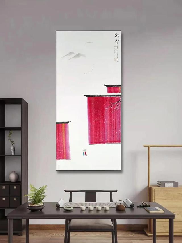 抖音百万粉丝禅意画家墨轩子作品赏析
