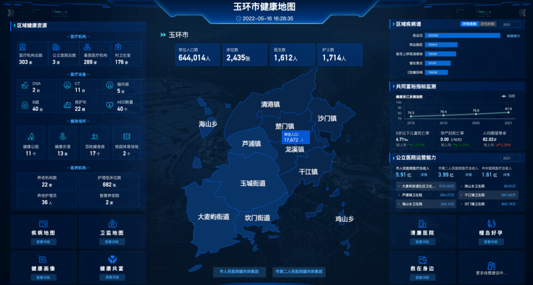 台州最佳应用玉环健康地图入选