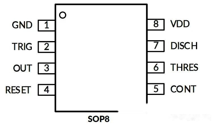 芯品,l rs555定时器芯片