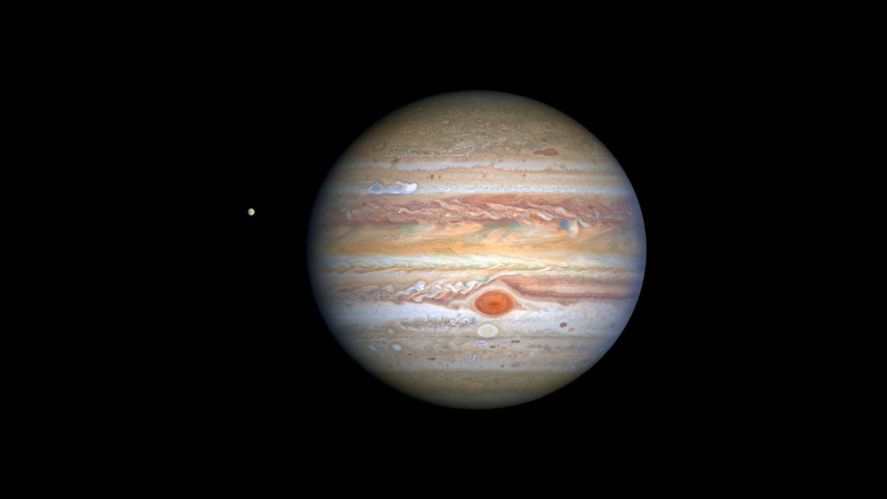美国宇航局发布最新照片,木星上出现一个新的巨大风暴