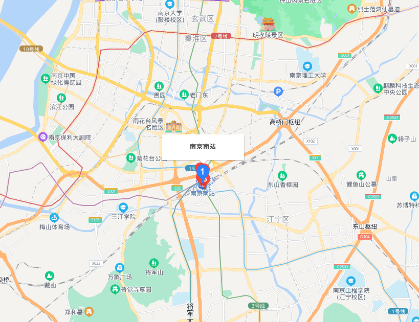 南京南站地图位置图片