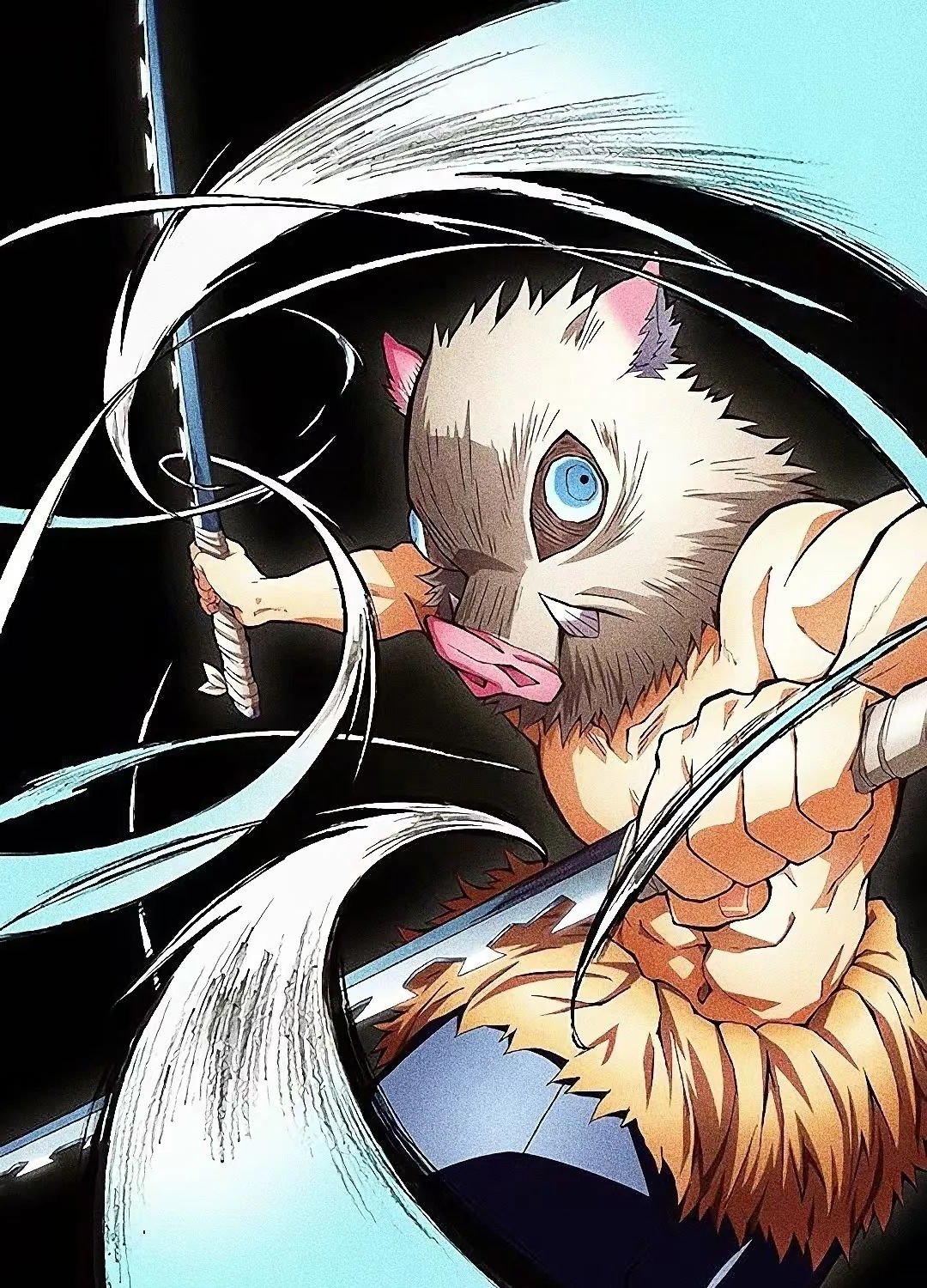 鬼灭之刃中的嘴平伊之助₁