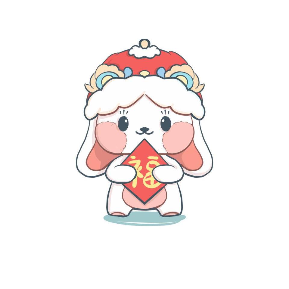 灵动又可爱!青农大学子设计的"兔年吉祥物"太有趣儿