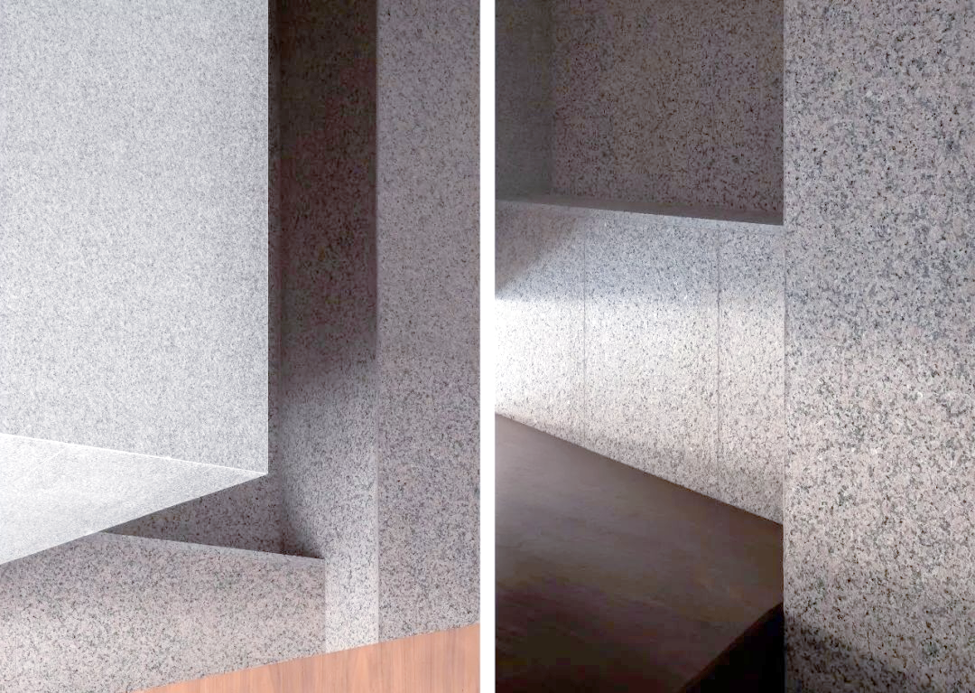将普通花岗岩引入室内,营造独特空间效果