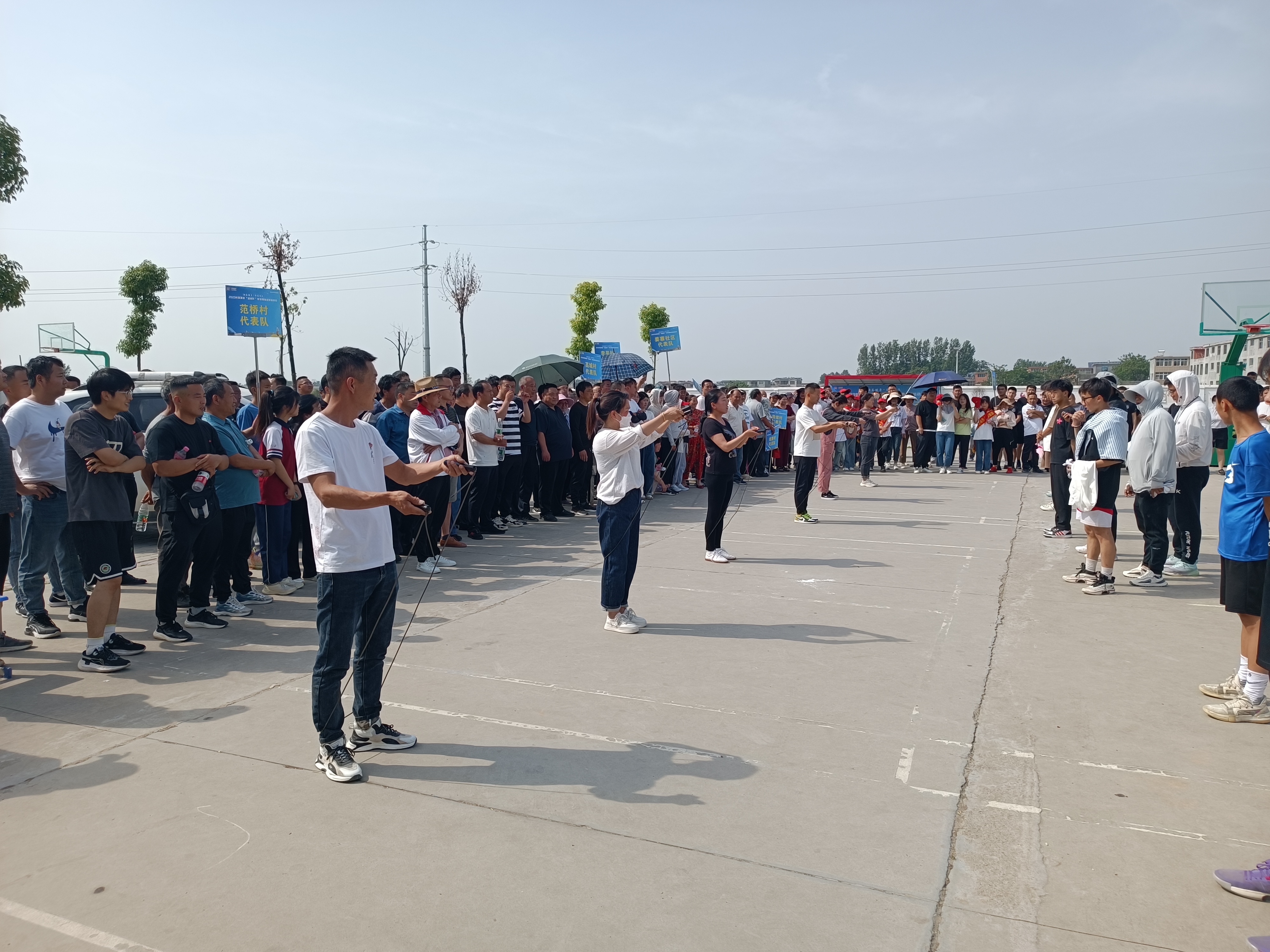 临泉县姜寨镇隆重举办"姜尚杯"快乐健身社区运动会
