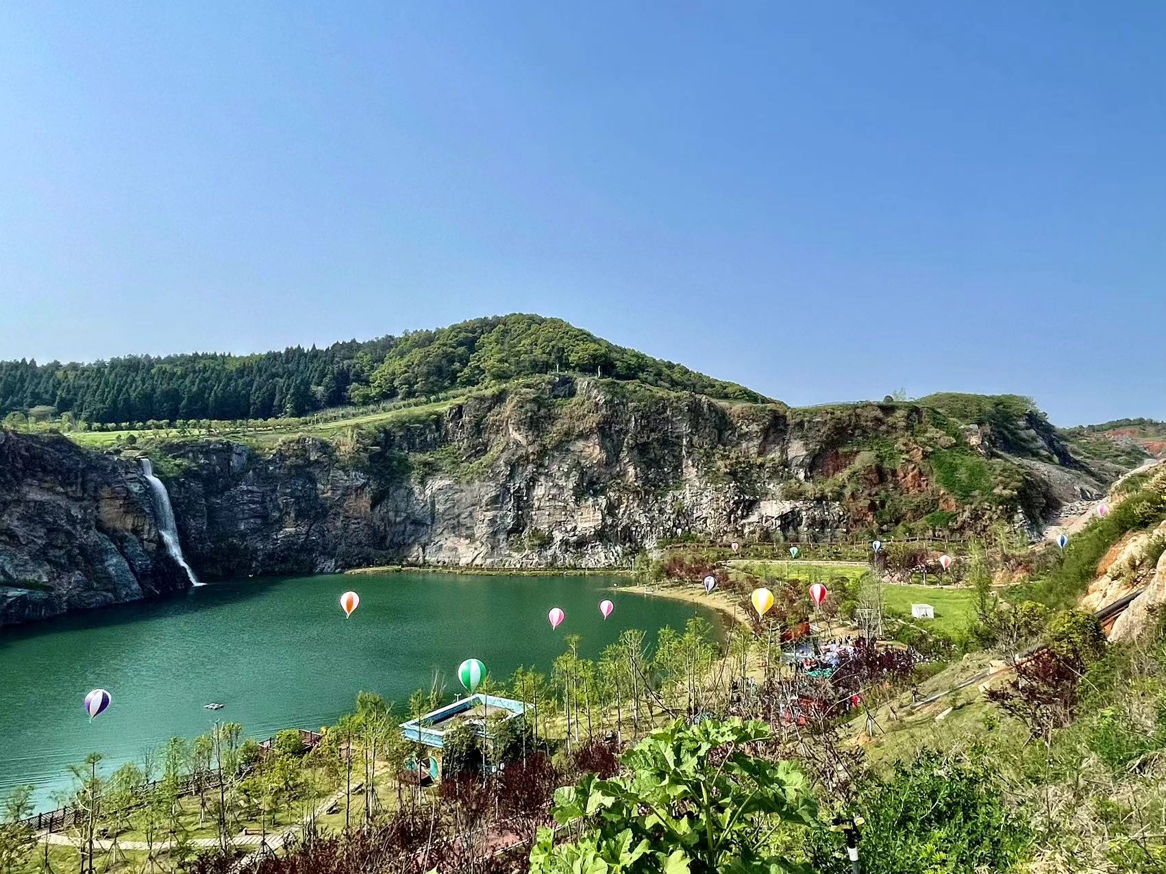 武汉新增"网红打卡地 江夏灵山生态文化旅游区开园迎客