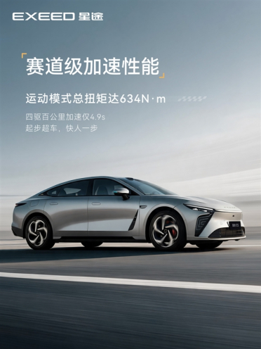公路赛车！2026款星途ES官宣：雪豹四驱2.0加持4.9秒破百
