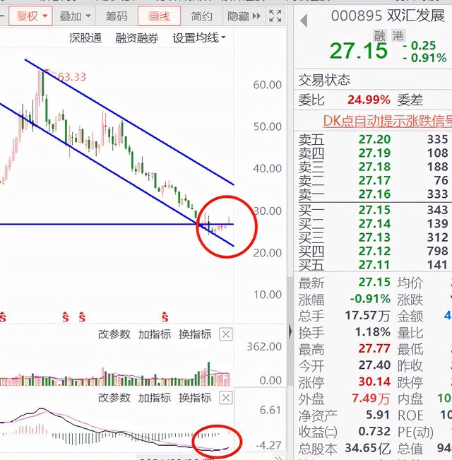 双汇发展股票分析