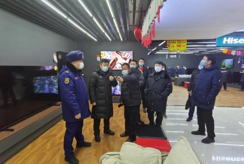 道外区委副书记区长李晗龙带队检查节前重点工作