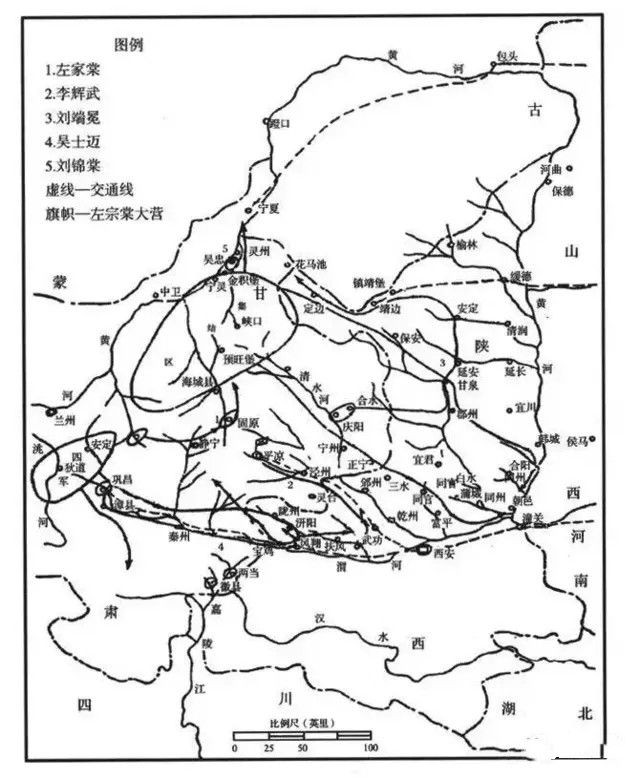 金积堡粮荒,马化龙两次携子入营乞降被拒