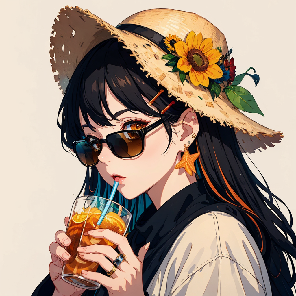 阳光女孩与午后时光