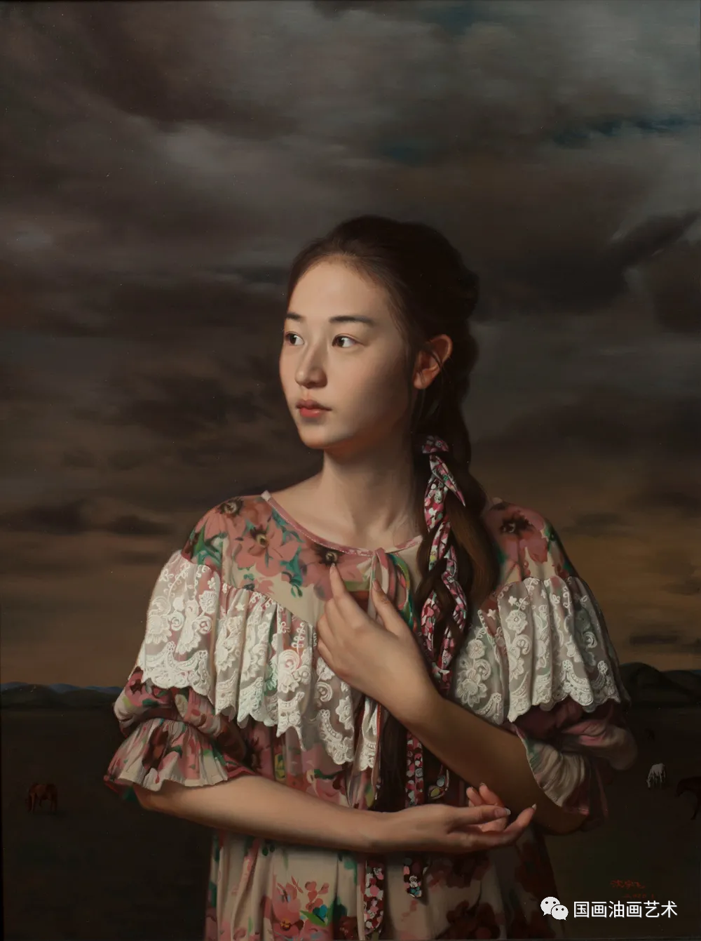 著名艺术家沈宇飞的油画人物艺术作品赏析