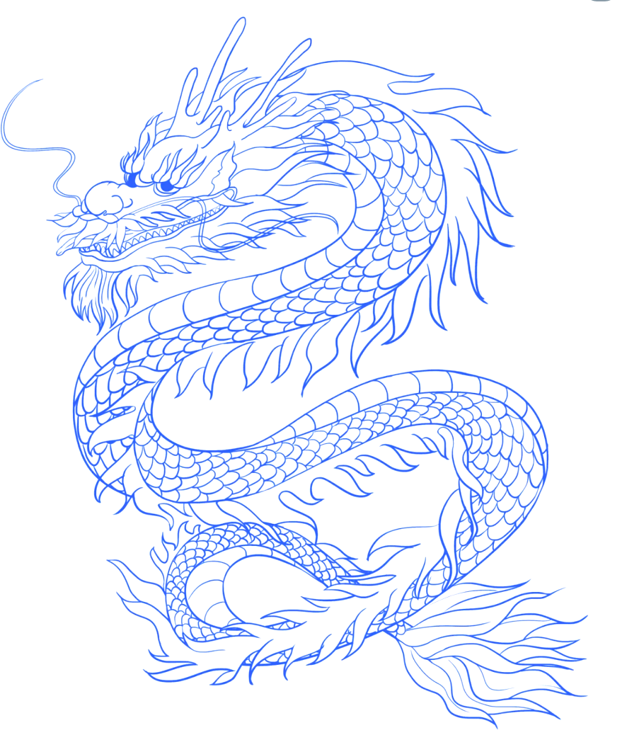 众多关于龙的画法与参考资料,适合热爱绘画的朋友收藏!