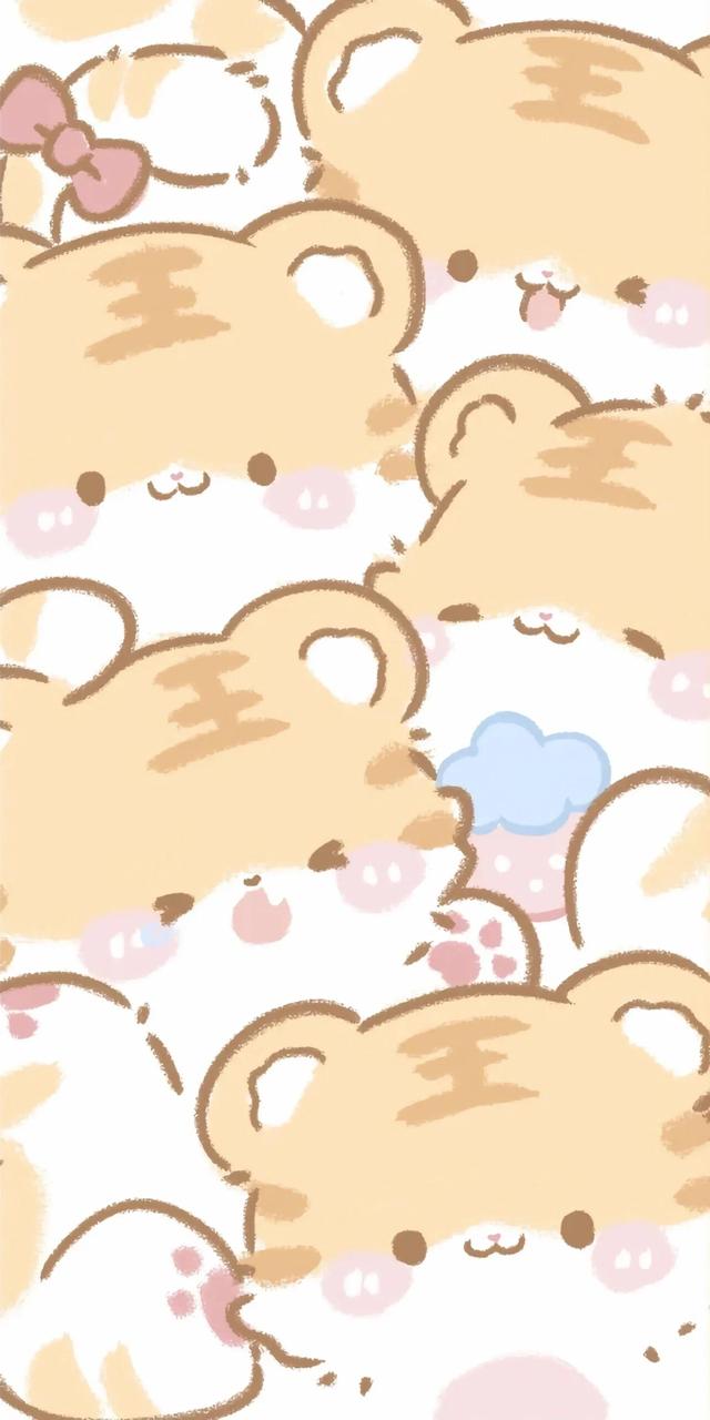 壁纸分享:可爱的动物叠叠乐,萌翻了