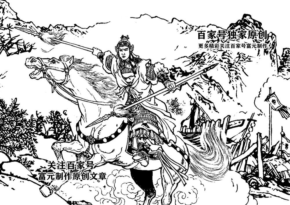 鏖战界山击败金锤将严成方的金国虎将,大战双枪陆文龙的连儿心善